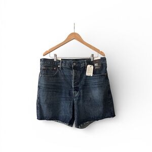 Levi's Dark Blue Jean Shorts